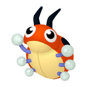 Pokemon Ledyba PNG SVG Vector