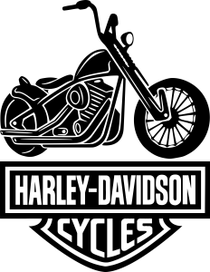 Harley Davidson Motorcycles Vector 4