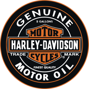 Harley Davidson Oil Bar & Shield Vector