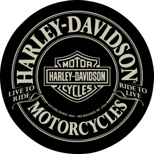 Harley Davidson Motorcycles Live To Ride Vector