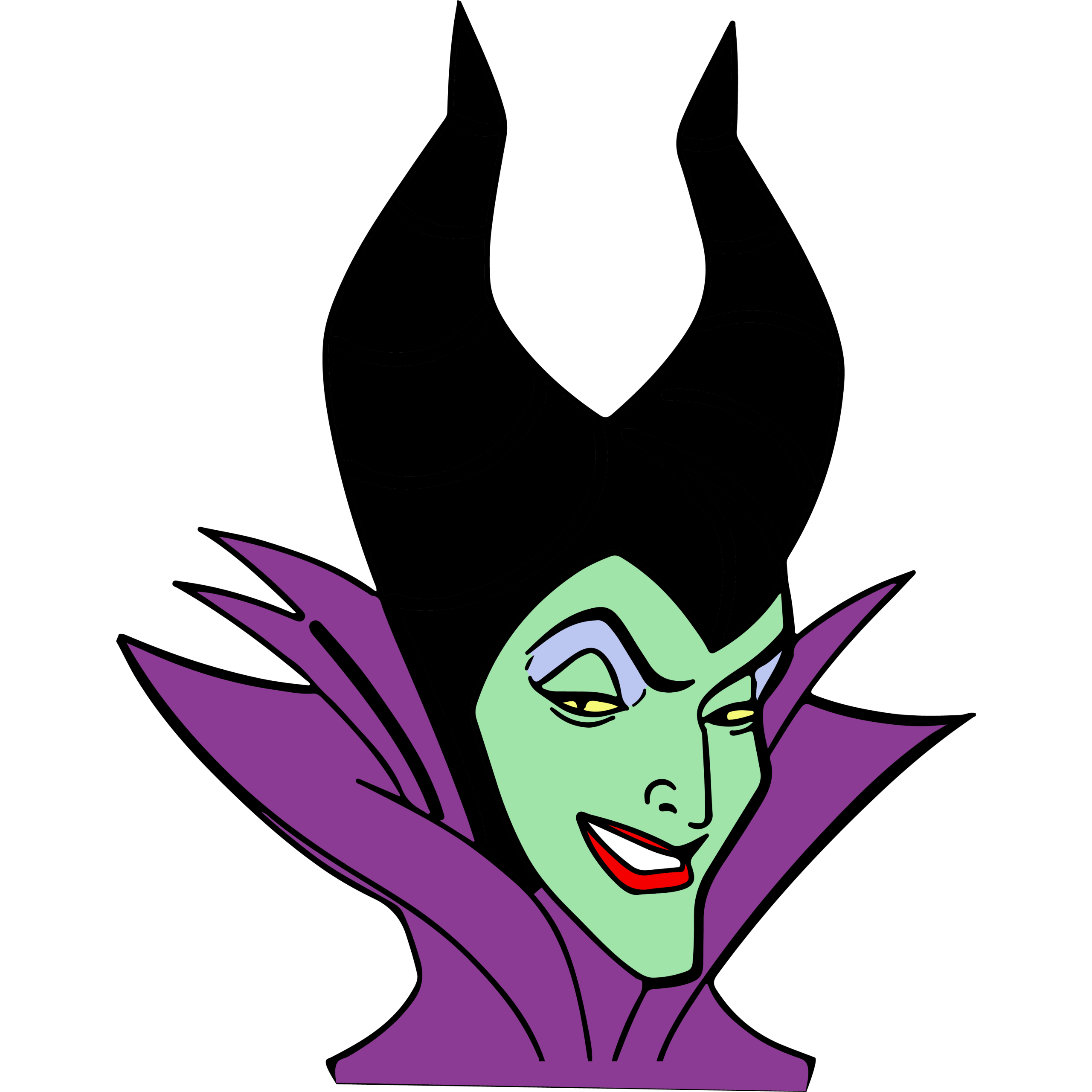 Sleeping Beauty Maleficent Face Vector 5 Sleeping Beauty Maleficent Face Vector 5