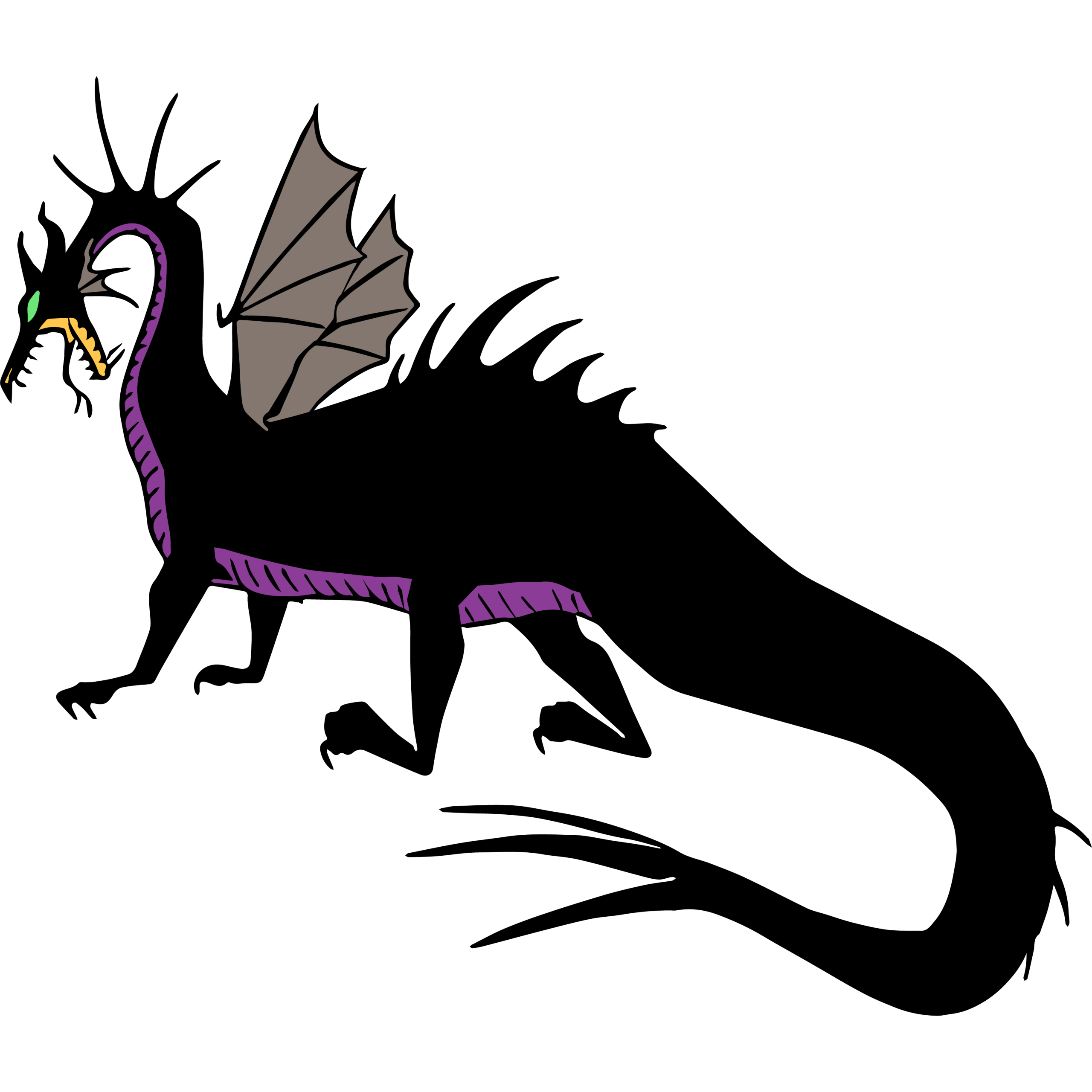 Sleeping Beauty Maleficent Dragon Vector 2 Sleeping Beauty Maleficent Dragon Vector 2