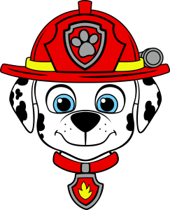Paw Patrol Marshall Head Vector