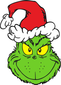Grinch Christmas Merry Grinchmas Face Vector
