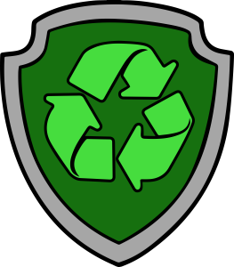 Paw Patrol Rocky Badge Vector 2