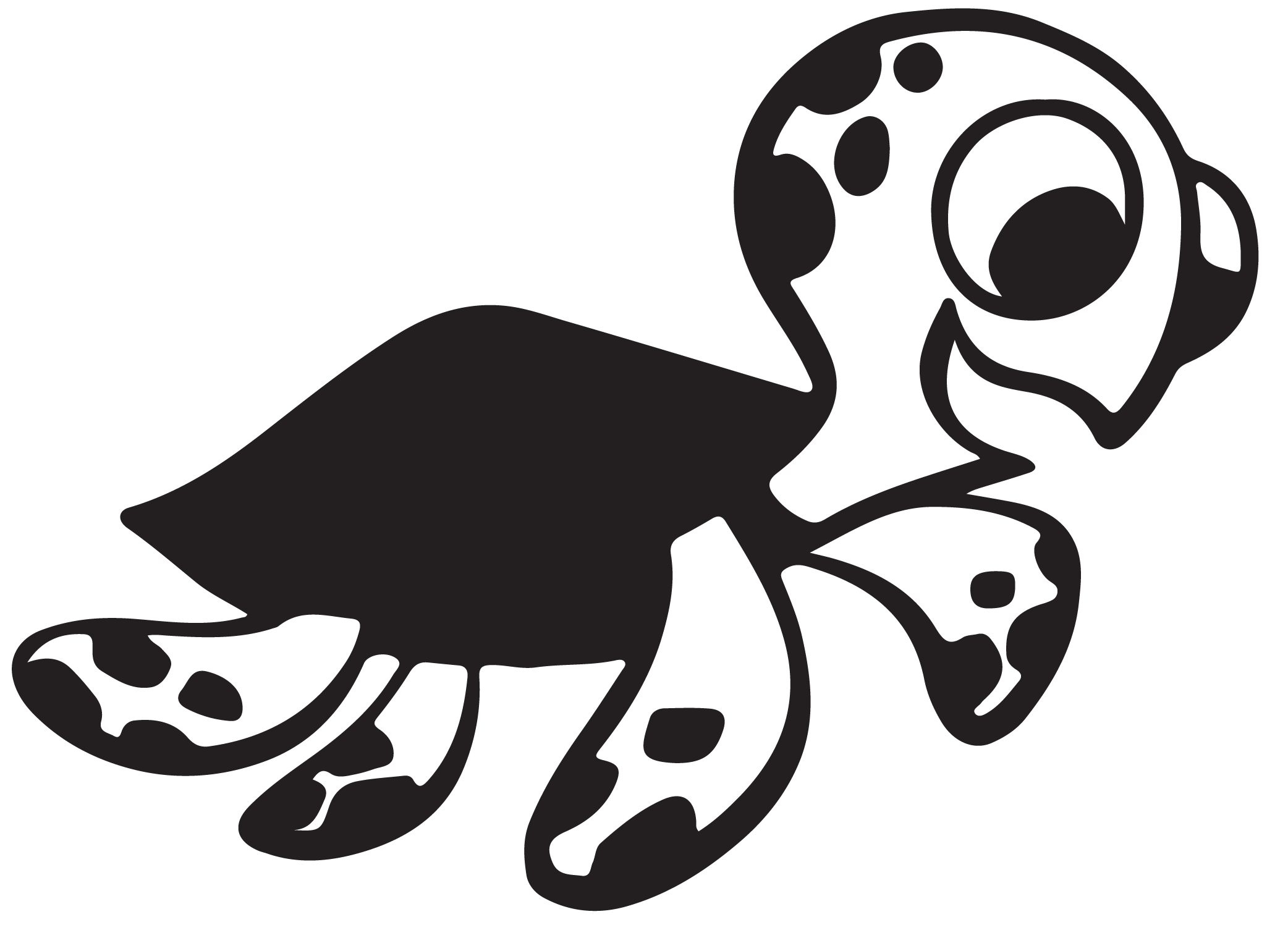 Finding Nemo Sea Turtle Silhouette Vector Finding Nemo Sea Turtle Silhouette Vector