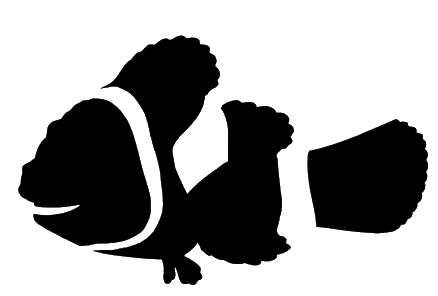 Finding Nemo Clownfish Silhouette Vector Finding Nemo Clownfish Silhouette Vector