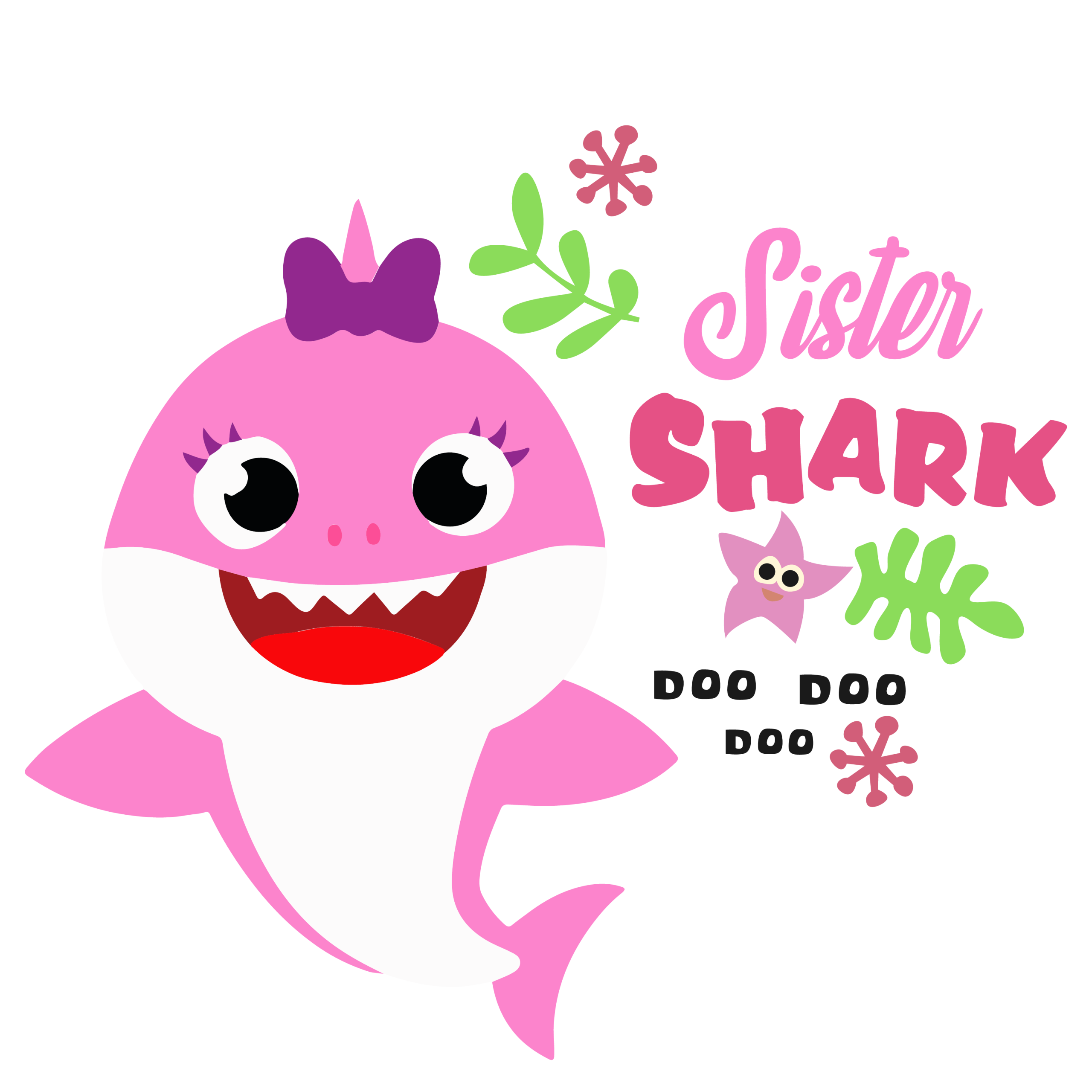 Shark Family Sister Shark Vector 2 Shark Family Sister Shark Vector 2