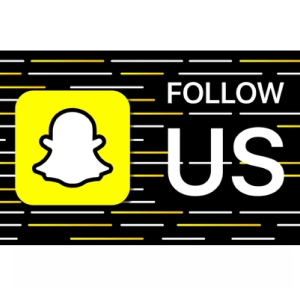 Snapchat Follow Us Vector