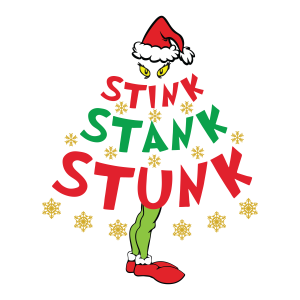 Grinch Christmas Stink Stank Stunk Vector