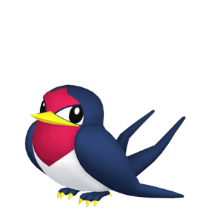 Pokemon Taillow PNG SVG Vector