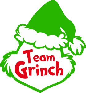 Grinch Christmas Team Vector