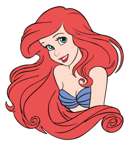 The Little Mermaid Ariel Logo Vector 2