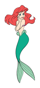 The Little Mermaid Ariel Logo Vector 6