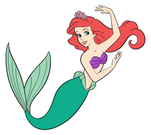 The Little Mermaid Ariel Logo Vector 9