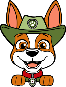 Paw Patrol Tracker Head Vector 2