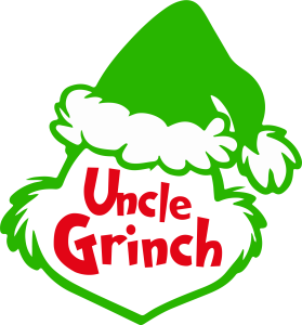 Grinch Christmas Uncle Vector