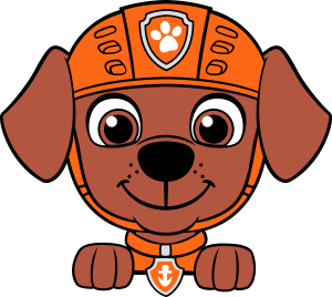 Paw Patrol Zuma Head Vector 2