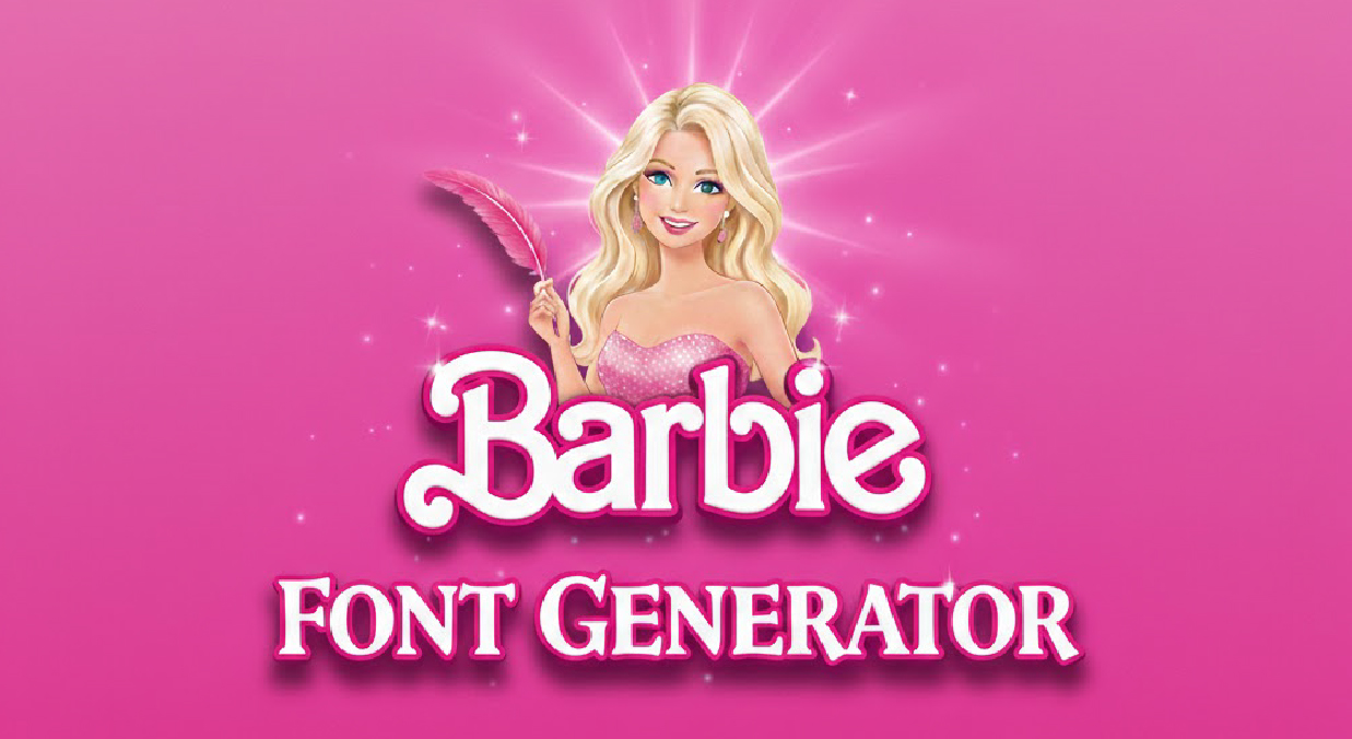 Barbie Font Generator Tool - Create custom Barbie-style fonts