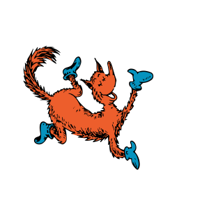 Dr.Seuss Fox in Socks Logo PNG SVG Vector