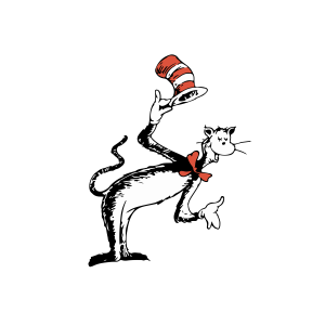 Dr.Seuss Cat in the Hat Logo Template