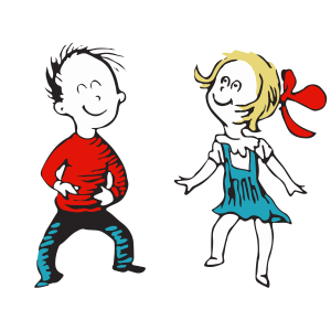 Dr Seuss Sally Walden the brother and sister