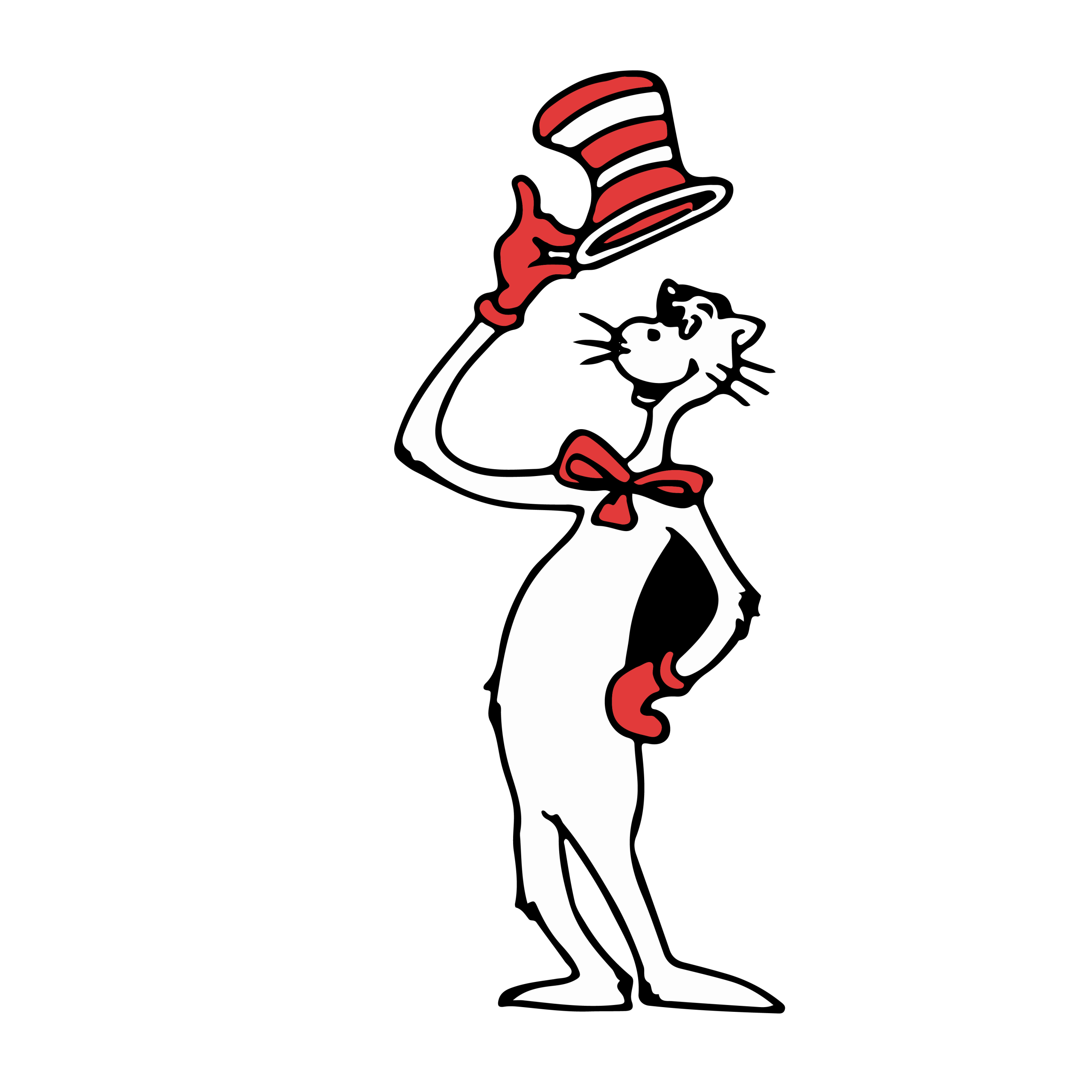 Dr Seuss Cat In Tha Hat Happy Logo Vector 6 Dr Seuss Cat In Tha Hat Happy Logo Vector 6