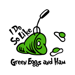 Dr.Seuss Green Eggs and Ham Logo Vector