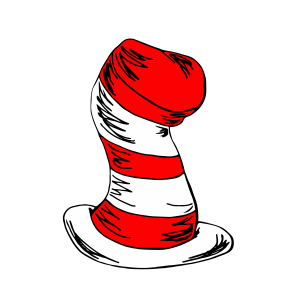 Dr.Seuss The Cat in the Hat Logo Vector