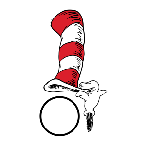 Dr.Seuss Cat in the Hat Logo PNG SVG Vector 2