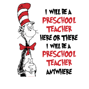 Dr.Seuss Cat in the Hat Text Logo Vector 5