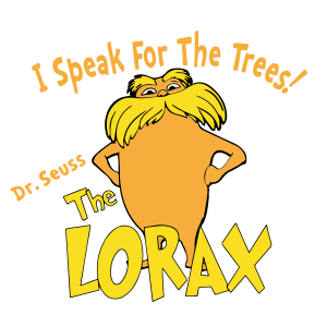 Dr.Seuss Cat in the Hat Lorax Happy Logo Vector