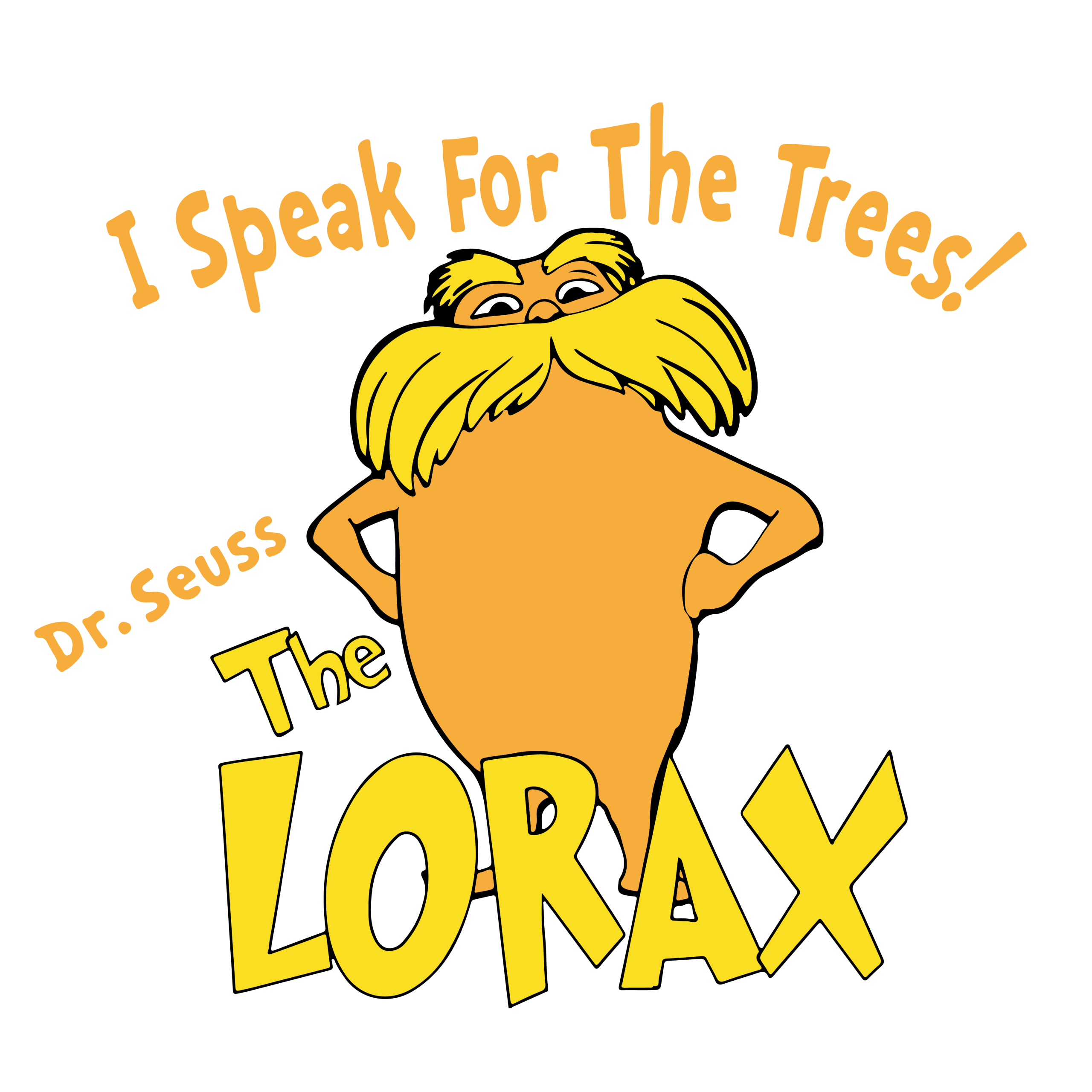 Dr.Seuss Cat in the Hat Lorax Happy Logo Vector Dr.Seuss Cat in the Hat Lorax Happy Logo Vector