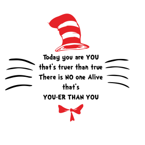 Dr.Seuss Cats in the Hat Text Icon