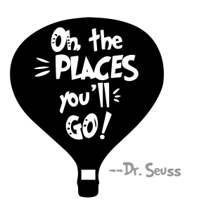 Dr.Seuss Cats in the Hat balloon Text Icon