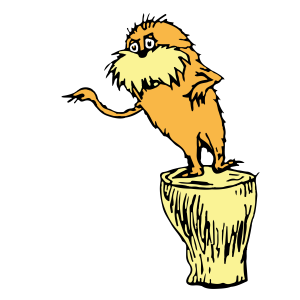 Dr.Seuss Cat In Tha Hat Lorax Logo 5