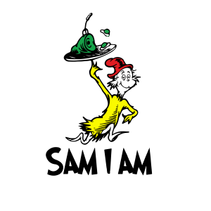 Dr Seuss Cat In Tha Hat Sam-I-Am Logo 5