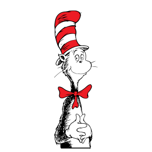 Dr Seuss Cat In Tha Hat Logo PNG SVG Vector