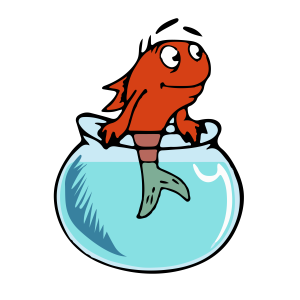 Dr Seuss Fish Logo PNG SVG Vector