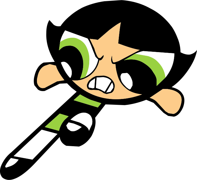 Powerpuff Girls Buttercup Angry Vector Powerpuff Girls Buttercup Angry Vector