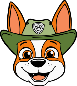 Paw Patrol Tracker Face Vector
