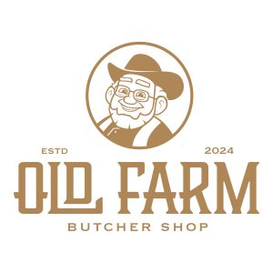 Old Farm Butcher Shop Logo PNG SVG Vector 01