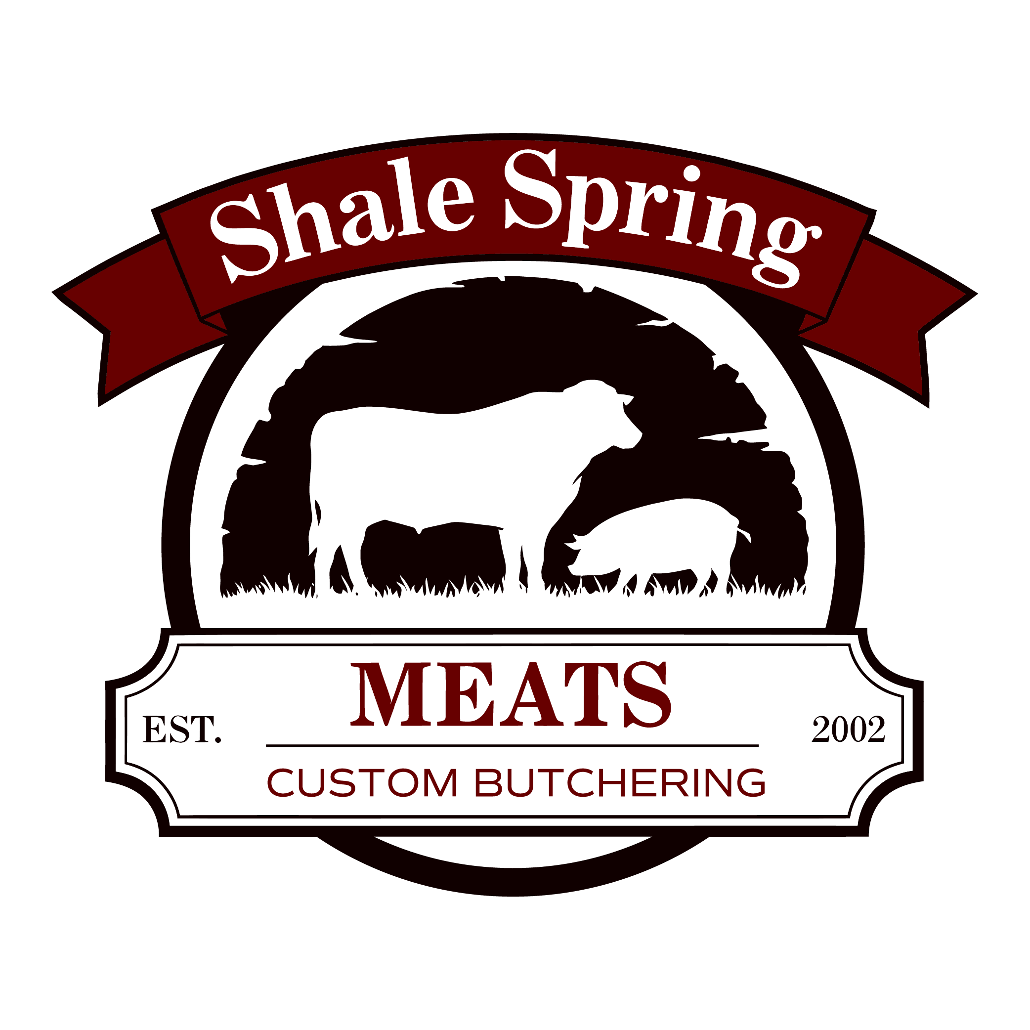 Shale Spring Meats Logo PNG SVG Vector Shale Spring Meats Logo PNG SVG Vector