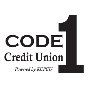 Code 1 Credit Union Logo PNG SVG Vector
