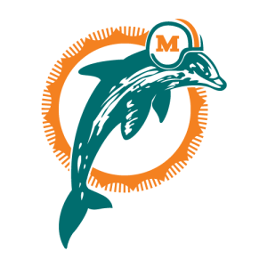 Miami Dolphins 1980 1989 Logo PNG SVG Vector