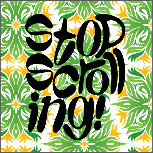 Stop scroling calligraphy Logo PNG SVG Vector Stop scroling calligraphy Logo PNG SVG Vector