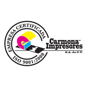 Carmona Impresores MR ISO 9000 Logo Vector 01