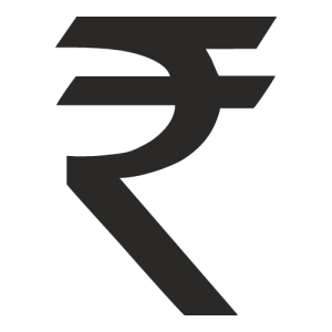 Indian Rupee Logo PNG SVG Vector