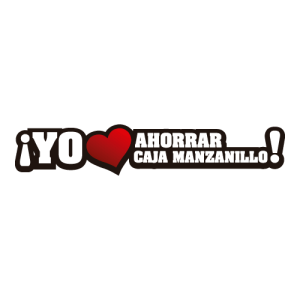 Yo amo ahorrar, yo amo caja manzanillo Logo PNG SVG Vector 01
