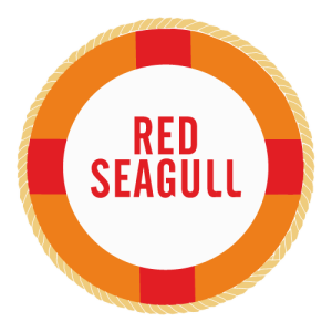 Red Seagull Logo PNG SVG Vector